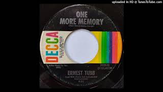 Watch Ernest Tubb One More Memory video