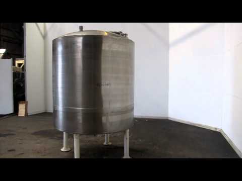Used- 1000 Gallon Stainless Steel Tank - Stock# 42751057