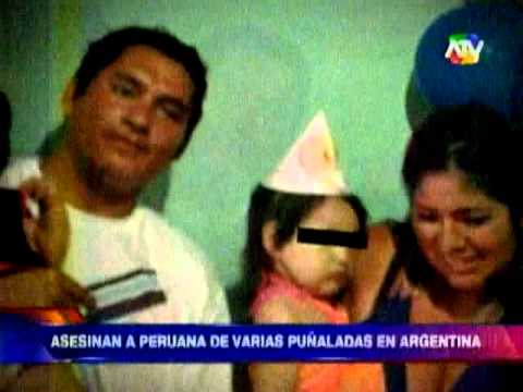 Argentina: Peruana fue asesinada de cuatro puñaladas por su yerno (VIDEO) Argentina: Peruana fue asesinada de cuatro puñaladas por su yerno (VIDEO)