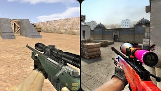Evolution of AWP from Counter Strike Games (1999-2018)