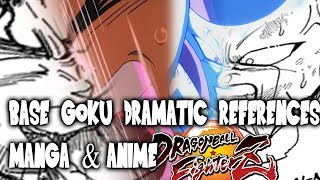 All Goku Base DRAMATIC Manga & Anime References