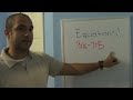 College Algebra Lesson 1: Equations