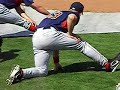 Title:Tek Stretching Extravaganza! Description:Tek stretching pregame. Please excuse the tilt at the end. No I did not pass out, I was just so overcome by the sight I forgot that you can't turn a video camera on it's side like a camera.