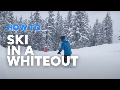 HOW TO SKI IN A WHITEOUT | Tips when skiing in poor visibility