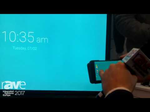 ISE 2017: Clevertouch Demos 86″ Pro Series