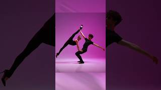 Model Poses For Photoshoot Ballet. Models Anna And Artem