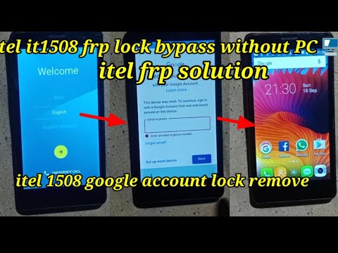 itel it1508 frp unlock without PC 100%/itel 1508 frp itel it1508 frp unlock without PC 100%/itel 1508 frp