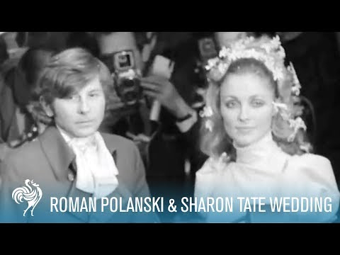 Roman Polanski and Sharon Tate Wedding 1968 London HD 
