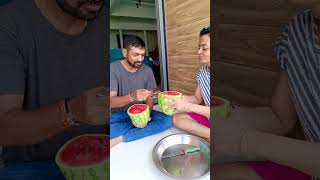 Eating Watermelon Balcony Dr. Zarna Patel Nds New Diet System