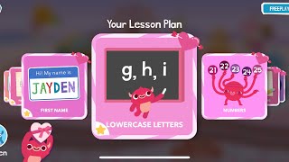 Endless Learning Acadeny G,H,I Lowercase Letters Valentines Day