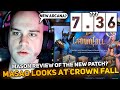 MASON REVIEW of THE NEW PATCH in DOTA 2? | MASAO LOOKS at CROWN FALL (NEW ARCANA?!)
