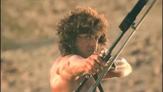 Rambo 3 1988 - Rambo Shoots The Soviet Helicopters Scene