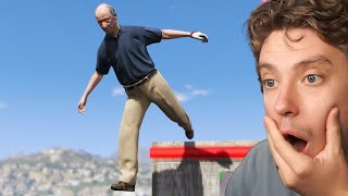Reacting To More Gta 5 Parkour Fails