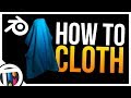 Blender Tutorial - How to make Cloth Physics Easy