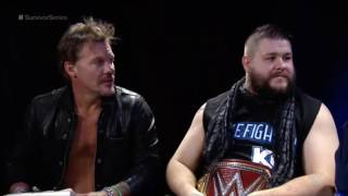 Tom Phillips vs Kevin Owens and Chris Jericho Tom Phillips vs Kevin Owens and Chris Jericho