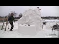 Artists gather for the US snow sculpting championship