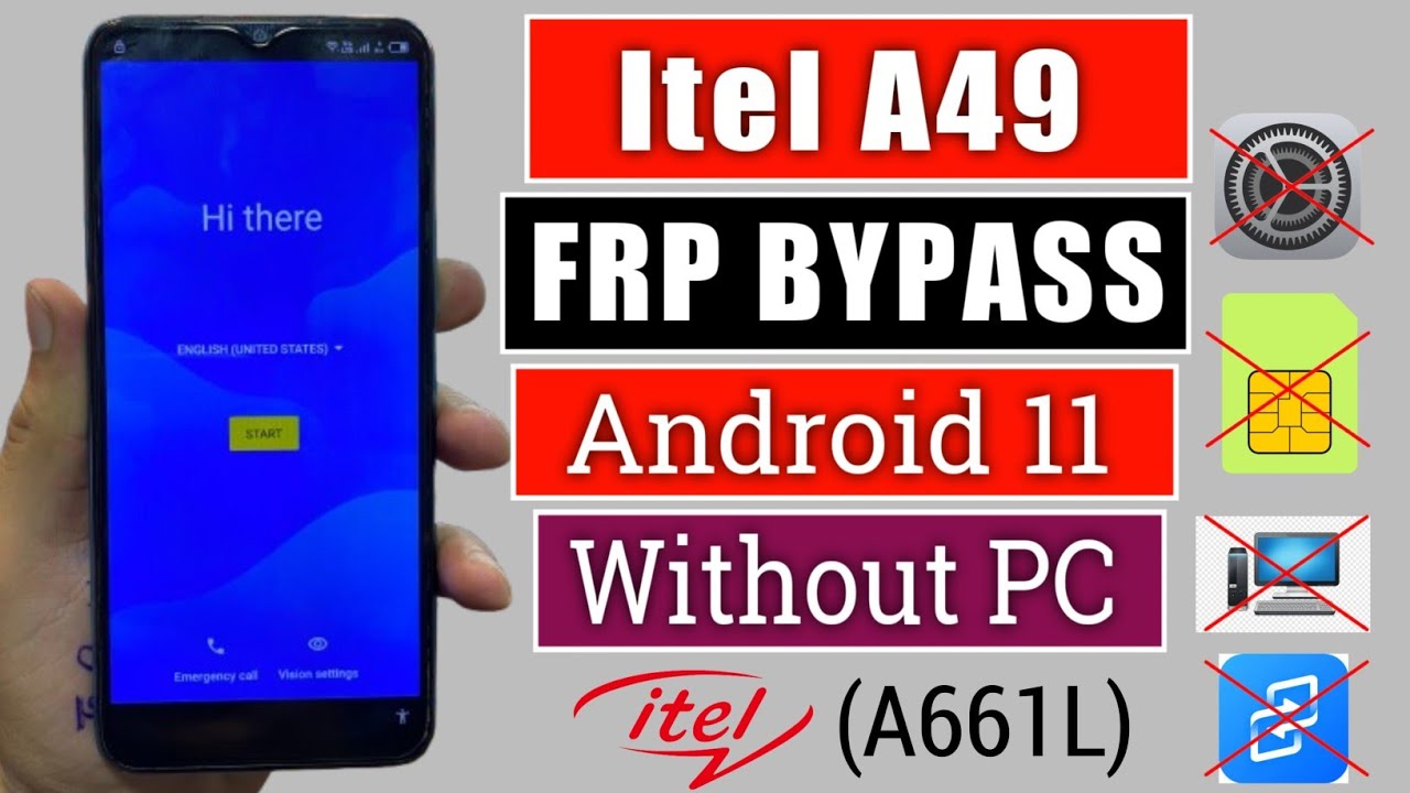 Itel A49 FRP Bypass Android 11 | Itel (A661L) Google Itel A49 FRP Bypass Android 11 | Itel (A661L) Google