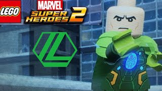 How to make Lex Luthor(Kryptonite battle suit) in LEGO Marvel Superheroes 2