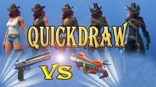 Quickdraw Calamity Best Pistol Setup Fortnite Save the World - Abilities - Skins - Evolutions