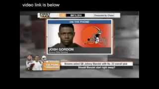 Josh Gordon Facing Season 2014 Long Suspension Supension For Josh Gordon