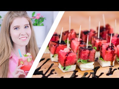 ТРИ АРБУЗНЫХ РЕЦЕПТА | Мохито и салат из арбуза ТРИ АРБУЗНЫХ РЕЦЕПТА | Мохито и салат из арбуза
