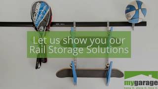 The MyGarage Rail Storage System