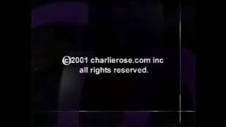 Charlie Rose Funding Credits October 8, 2001