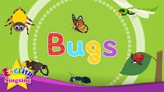 Kids vocabulary - Bugs - Learn English for kids - English educational 