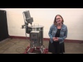 30 GAL 316 Stainless Steel Single Wall Mixing Tank Demonstration