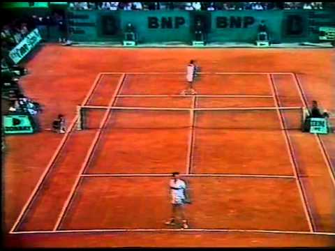 チャン vs マッケンロー - ローランギャロス 1988 - 07／08