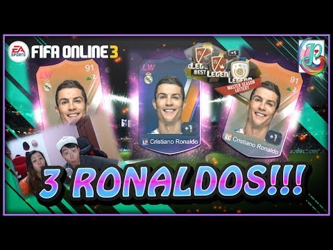 ~Packed 3 Cristiano!!!~ Masters Season Lottery Opening - FIFA ONLINE 3