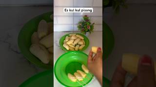 Membuat Es Kul Kul Pisang Dan Unboxing Paket Jilbab