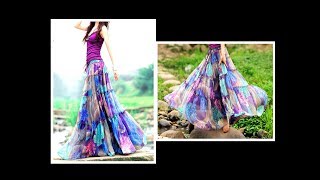 GYPSY Skirt ( Convert Old Sari to GYPSY SKIRT) Drafting, Cutting & Stitching EASY METHOD GYPSY Skirt ( Convert Old Sari to GYPSY SKIRT) Drafting, Cutting & Stitching EASY METHOD