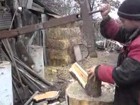 Дровокол ручной как сделать Дровокол ручной как сделать
