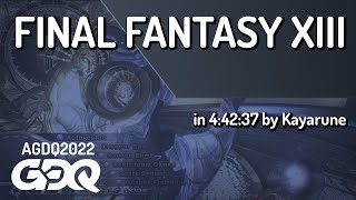 Final Fantasy Xiii By Kayarune In 44237 - Agdq 2022 Online