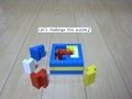 LEGO7615 Blue Bucket puzzle レゴの青いバケツで作った作品です