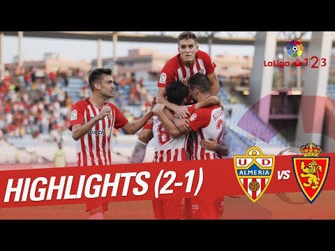Resumen de UD Almería vs Real Zaragoza (2-1)