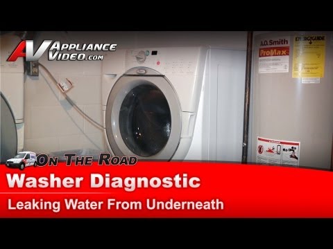 Whirlpool Washer Diagnostic - Leaking Water From ...
