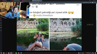 oturduğum taşı yalarken fotoğrafını atmış // miafitz