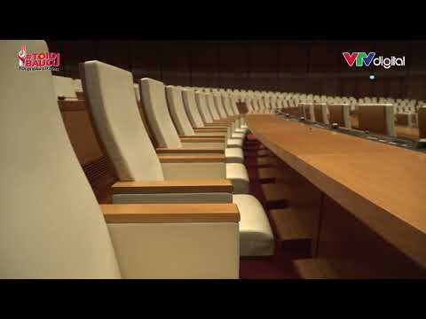 575 chiếc ghế tự biết "xếp hàng" trong Tòa nhà Quốc hội Việt Nam | VTV24