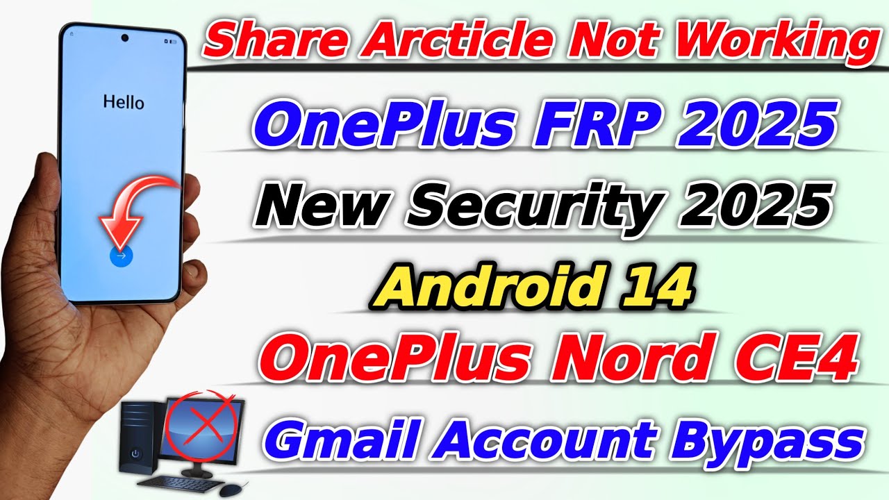 Android 14 All Oneplus Frp Remove 2025 Share Article Not Android 14 All Oneplus Frp Remove 2025 Share Article Not