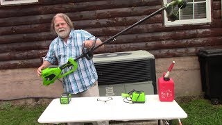Review of Greenworks 14inch Cordless string trimmer 40V 4Ah Battery & Charger included