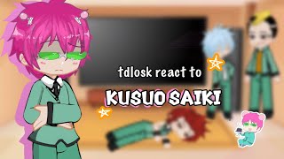 The Disastrous Life Of Saiki K React To Kusuo Saiki