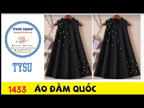 Cắt may TysuShop số 1433: Áo Đầm Hàn Quốc catmay
