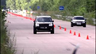 Moscow Unlim 500: Jeep SRT-8 vs MB CLK63 AMG Black Series