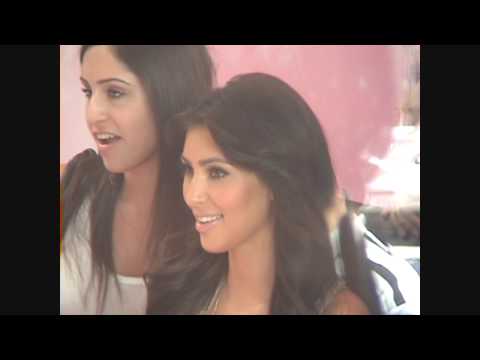 Kim Kardashian and her family at Kitson 050909 PapaBrazzi Report