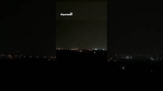 Diyarbakır Merkezde Gece Saatlerinde Gökyüzü Adeta Aydınlandı.