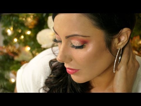 Bright and Fun Holiday Party Makeup