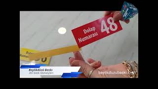 Dolap Etiketi, Okul Dolap Etiket, Ma Dolabı Etiket, Market Raf Etiketi