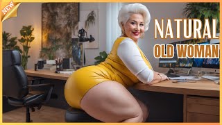 Natural Older Women Over 60 🔥 Fashion Tips Review 💋 Part 79